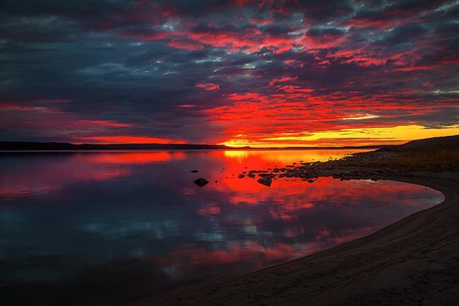 Peterson'S Point Lake Lodge Yellowknife Buitenkant foto